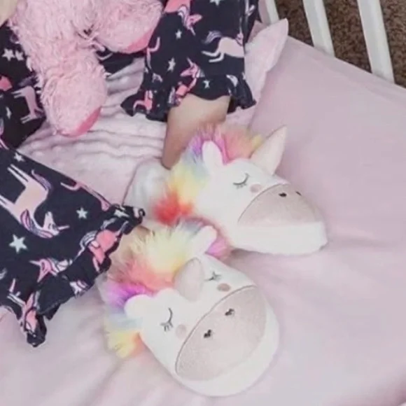🦄✨Caramella Bubble Kids Unicorn Slippers - Picture 2 of 6